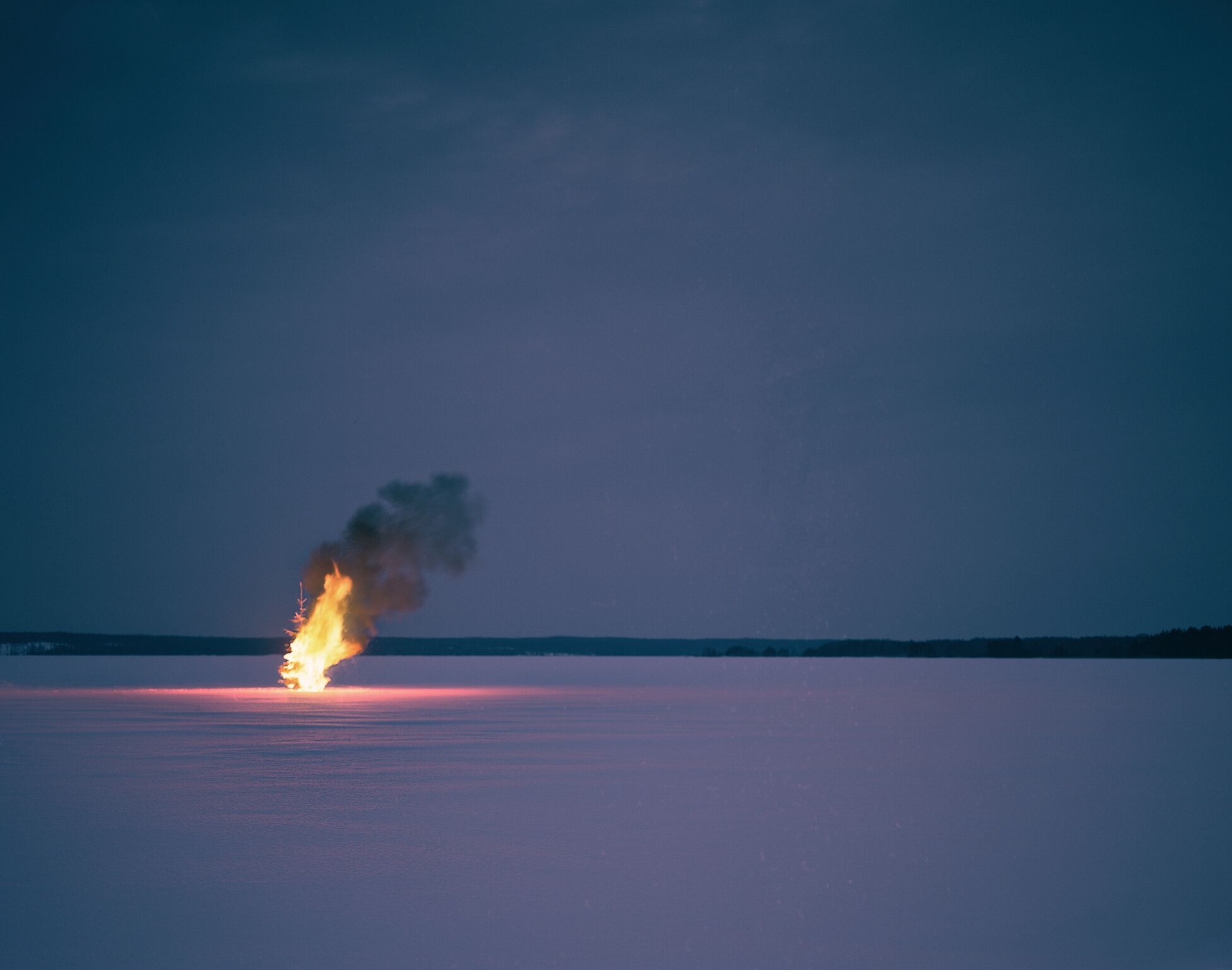 BURNING TREE BURNING TREE by OLE BRODERSEN