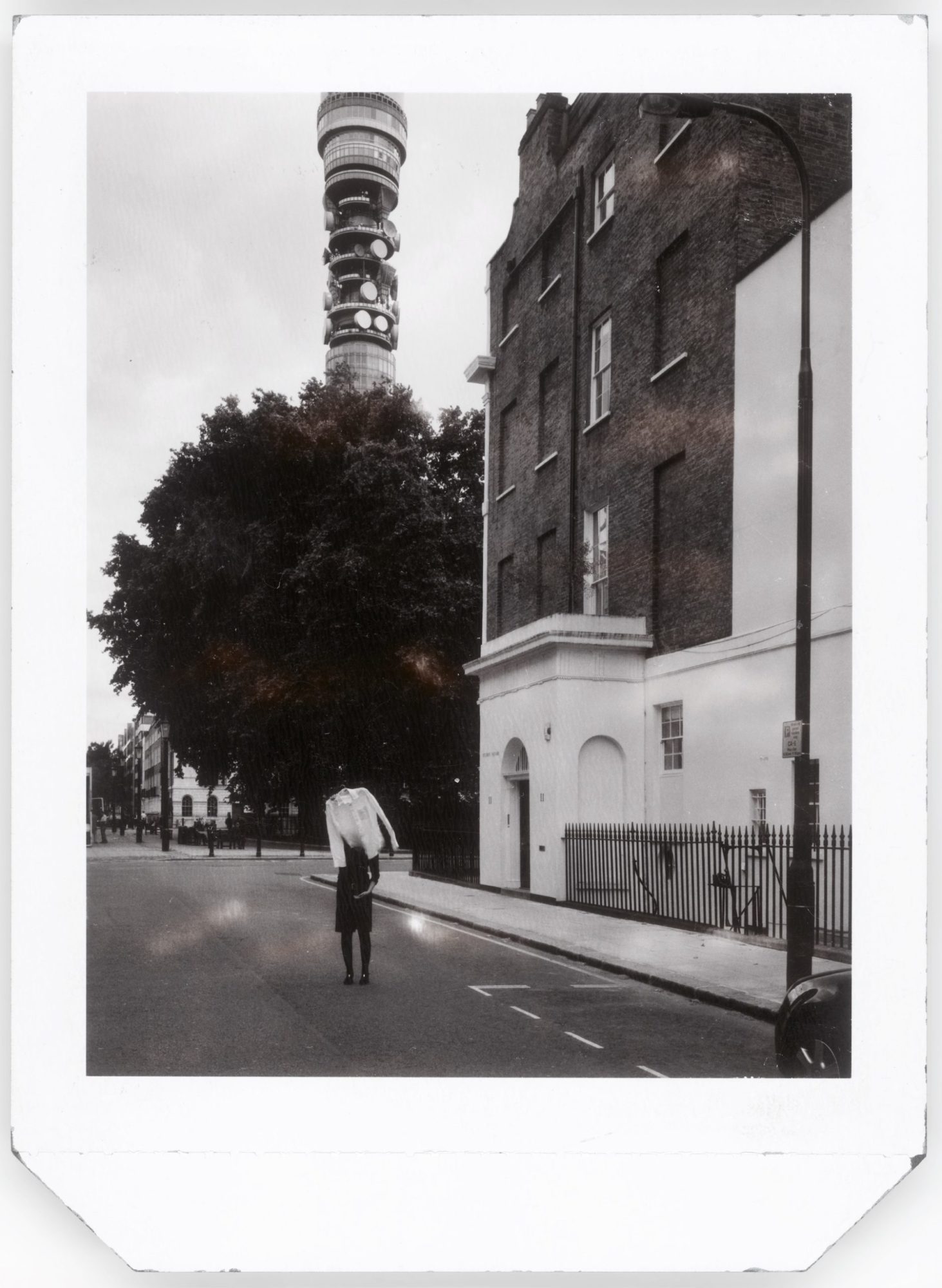 The White shirts of an art dealer (Polaroid) London S4_002 S4_002 by BETHANY MURRAY