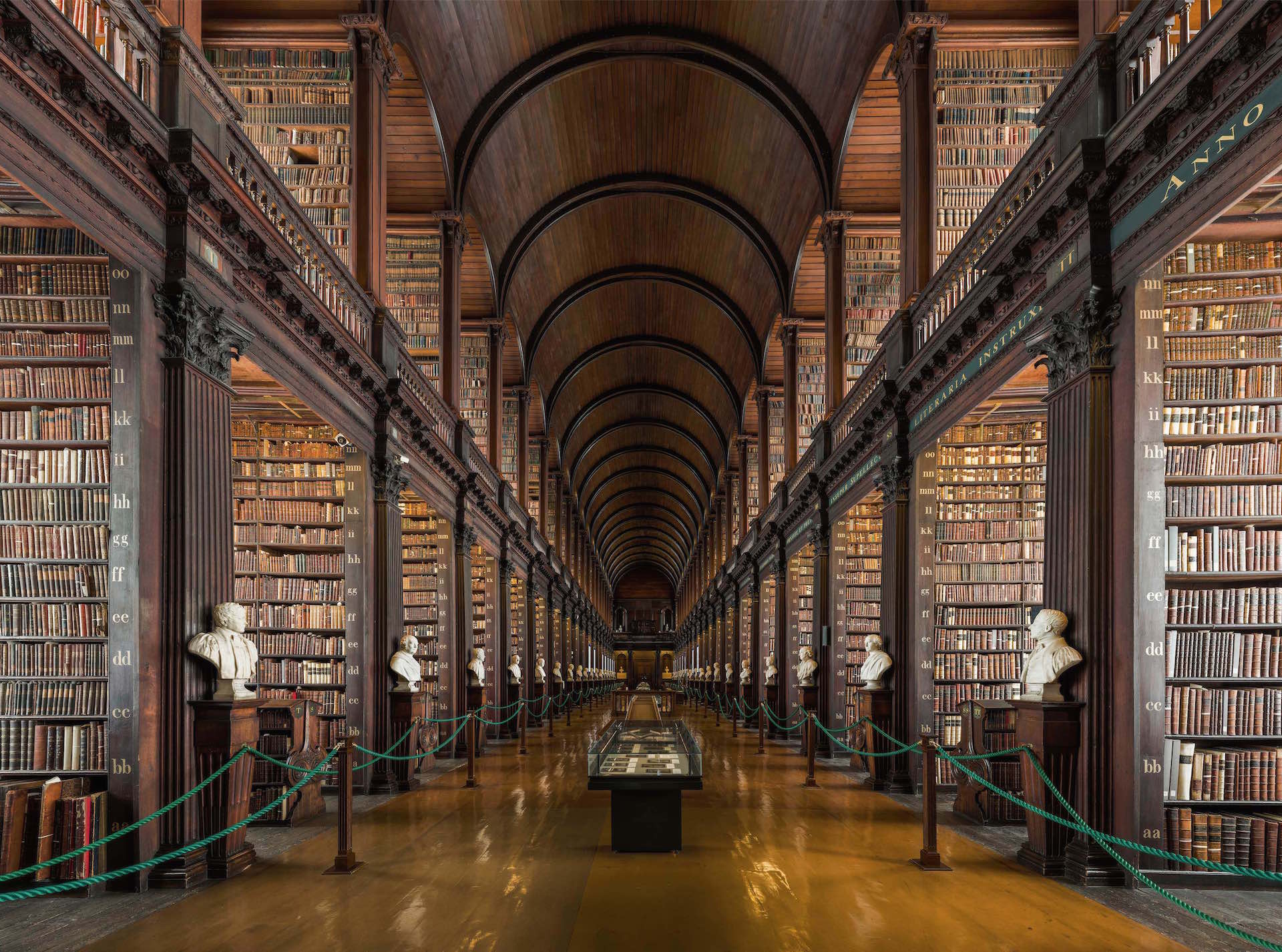 Trinity College, Library Long Room Trinity College, Library Long Room by DAVID ILIFF