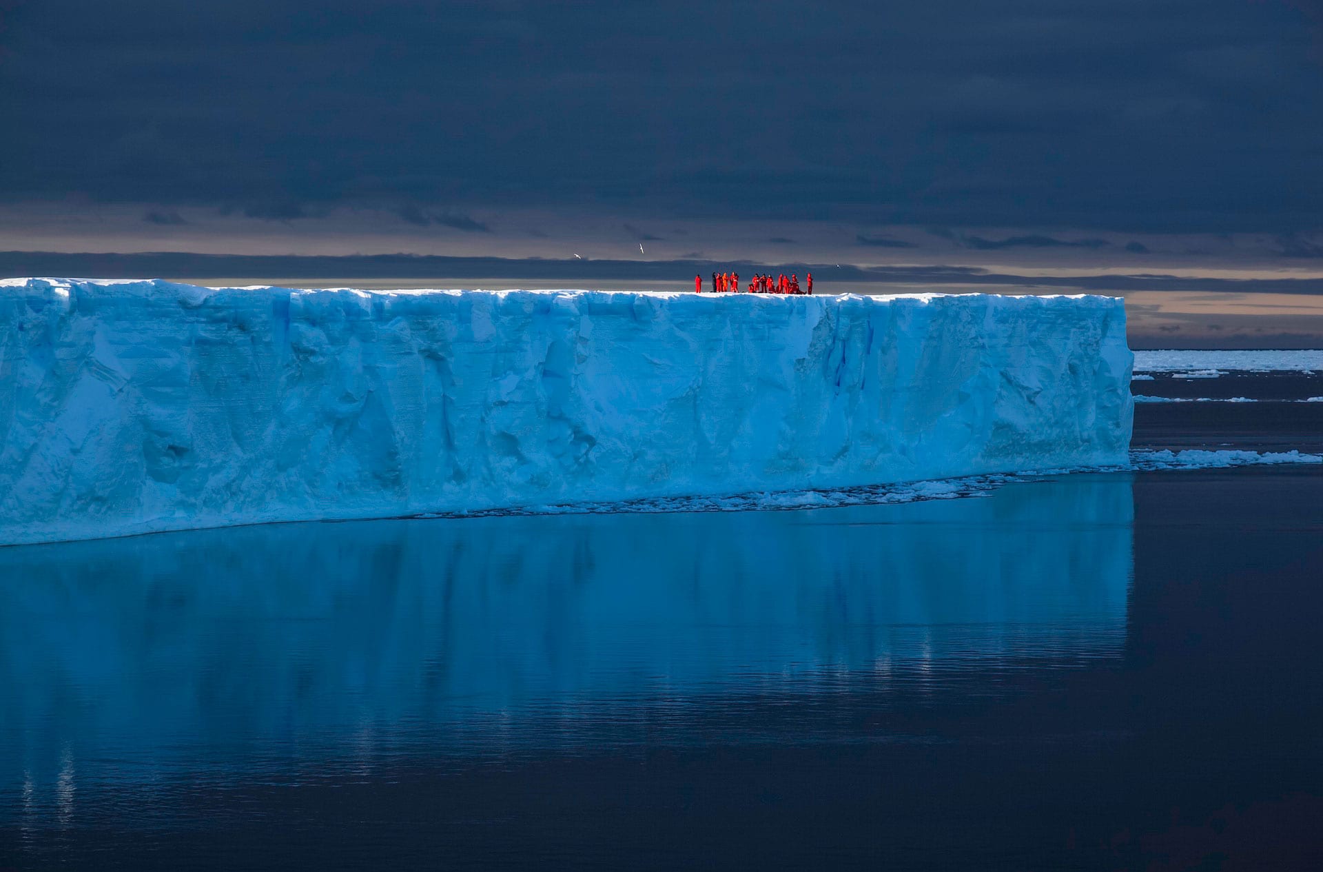Frank Rodel Antarctica An Evening on the Shelf Ice